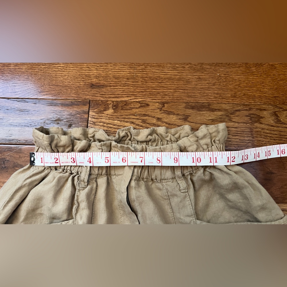 Zara Linen Midi Skirt Sz S - Picture 9 of 10